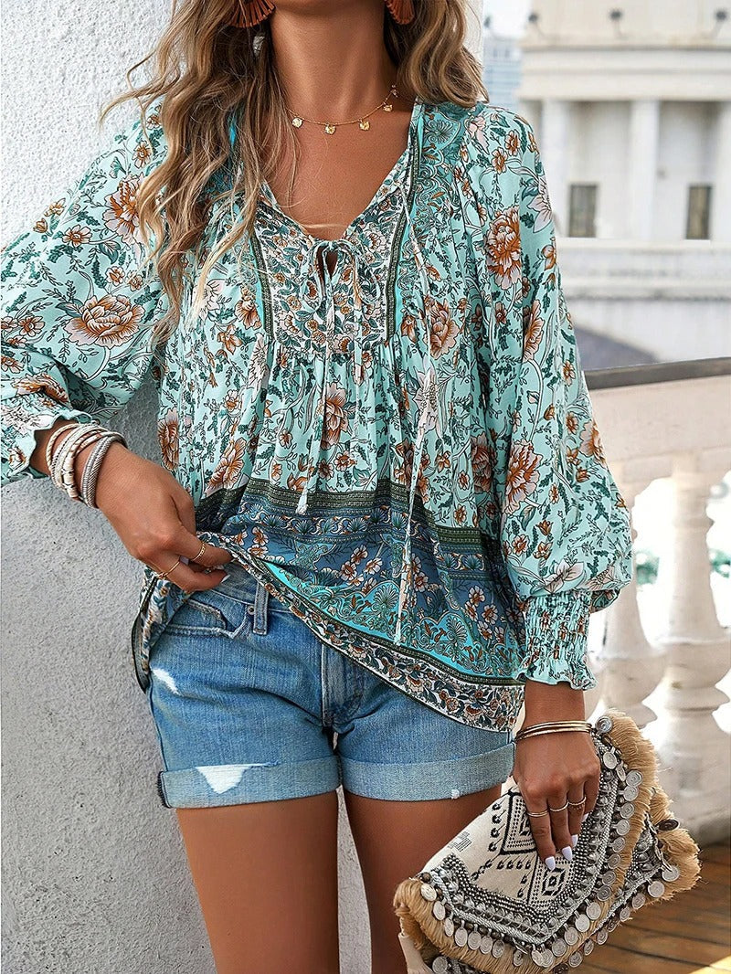 Emma | Summer Floral Top