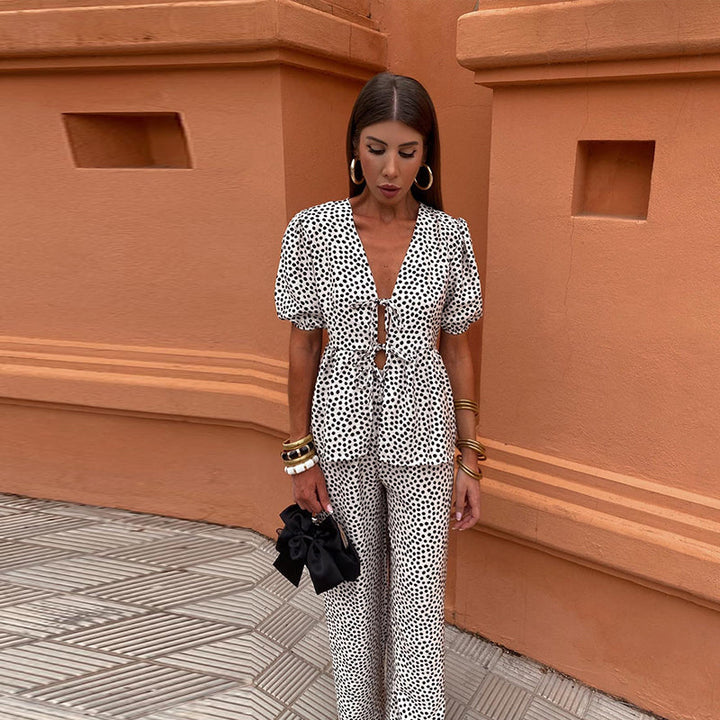 Anna | Flowy Printed Lounge Set