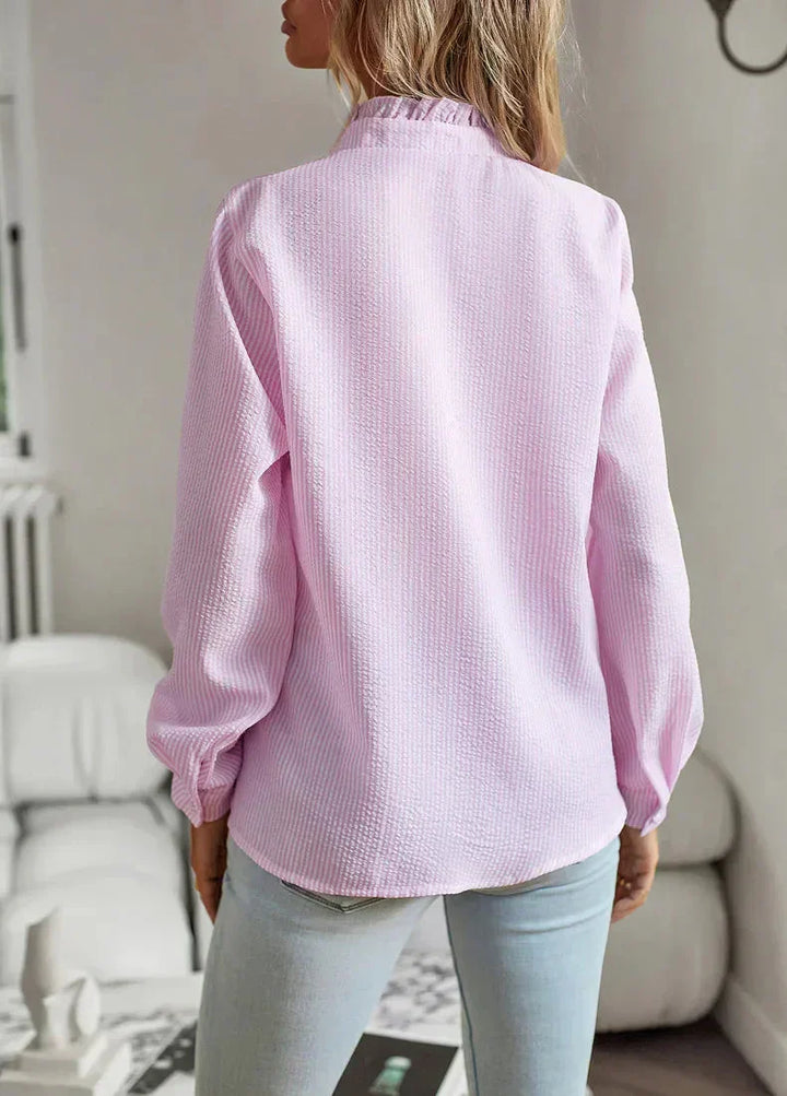 Marissa | Stylish Ruffle Front Blouse