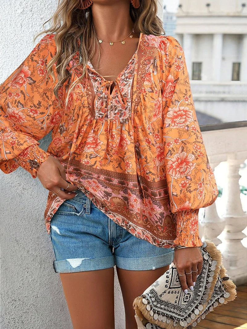 Emma | Summer Floral Top
