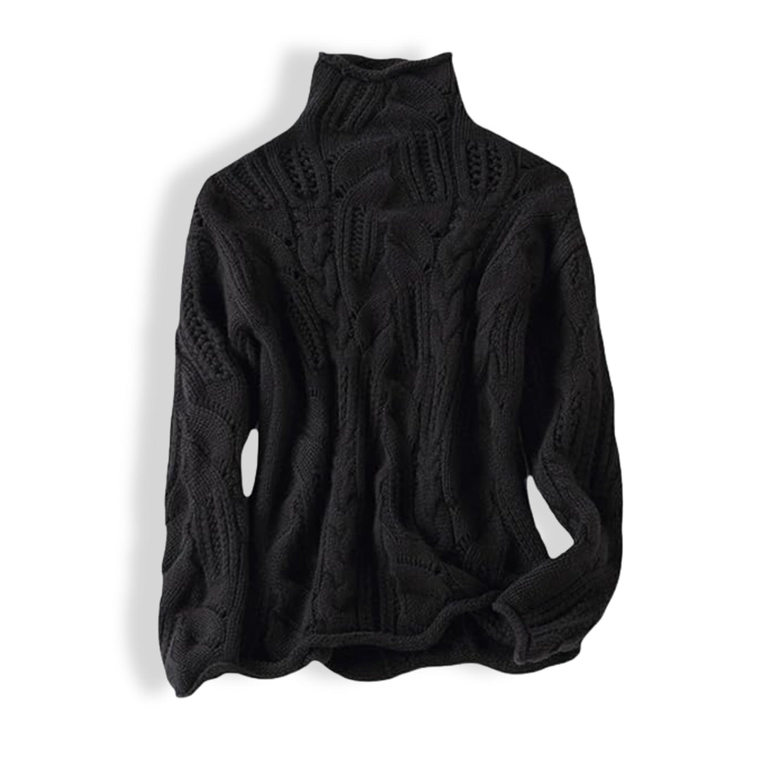 Helena™ | Cozy Turtleneck Sweater in Soft Blue