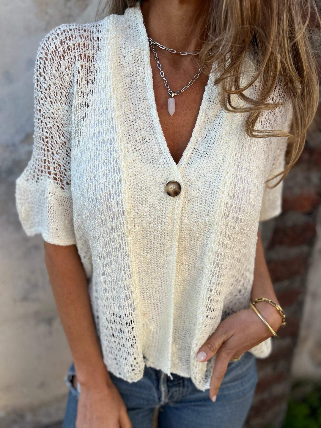 Diana | Stylish Open-Front Knit Cardigan